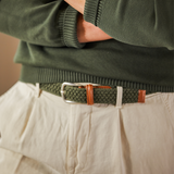 Army Green Cotton Canvas 30mm Belt