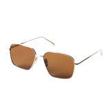 Chimi Eyewear Steel Aviator Brown Lenses Sunglasses 56mm Side