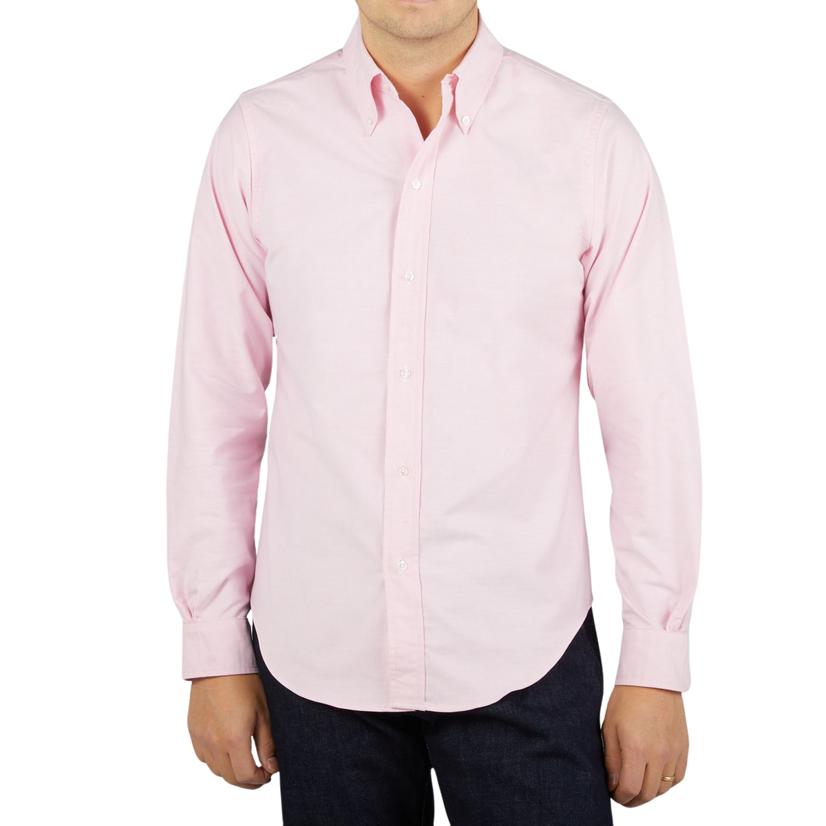 Far East Manufacturing | Pink Cotton Oxford BD Regular Shirt – Baltzar