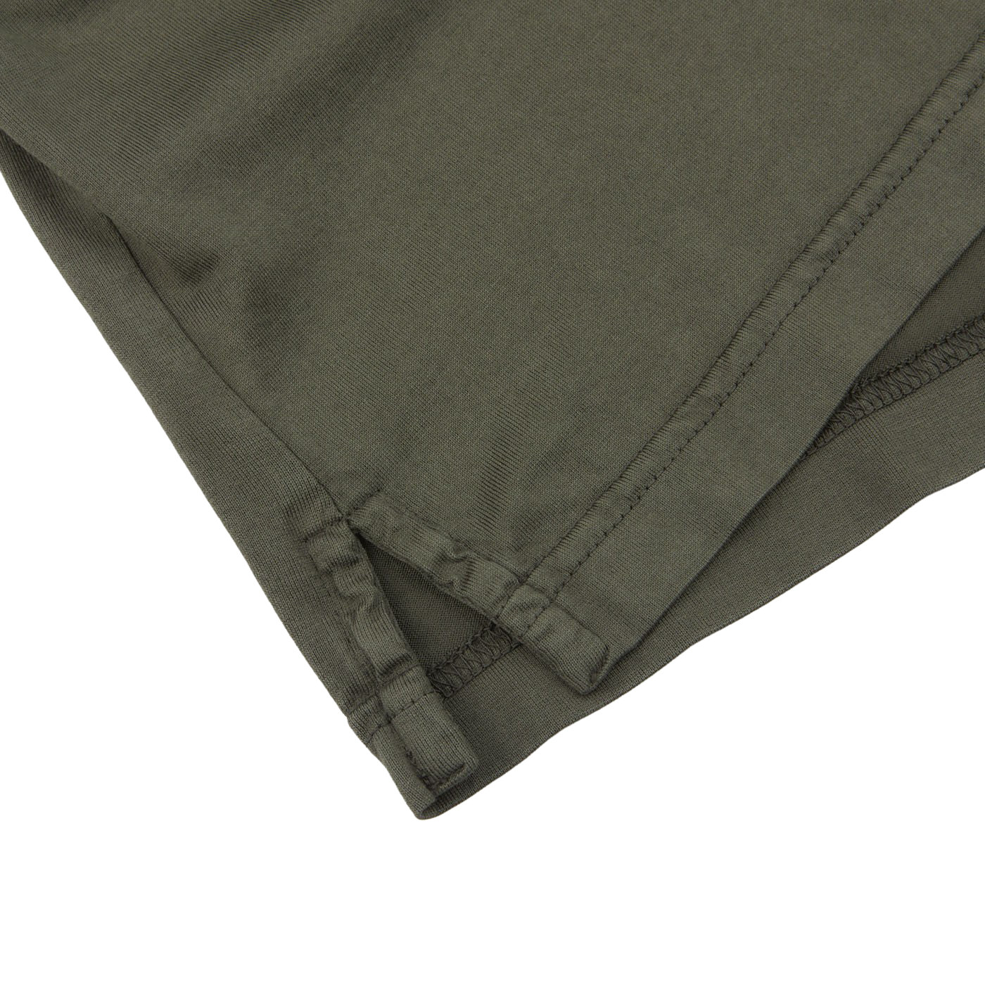 Fedeli Dark Green Organic Cotton Polo Shirt Edge