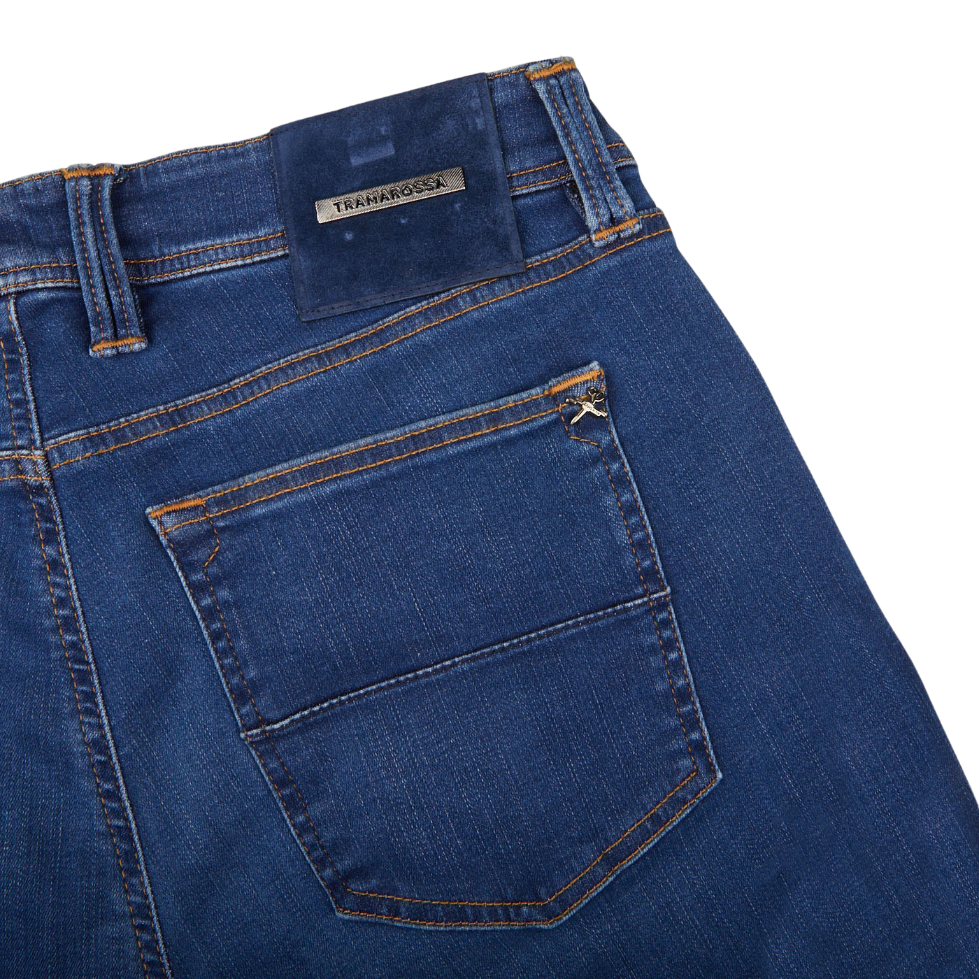 Tramarossa Blue Cotton Super Stretch Michelangelo Jeans Pocket