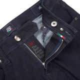 Tramarossa Raw Blue Super Stretch Michelangelo Jeans Zipper
