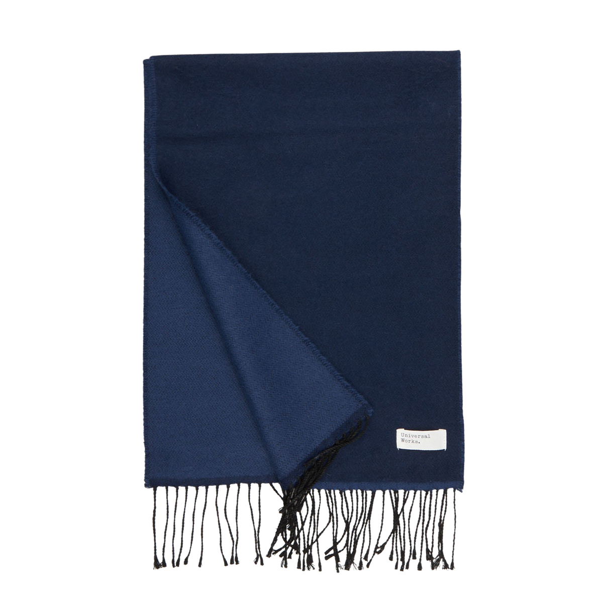 Blue Wool Silk Unicorn Print Scarf – Baltzar