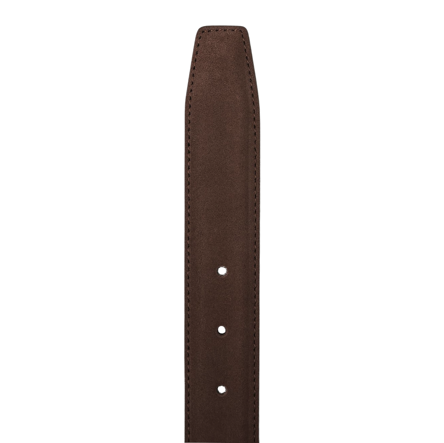 Anderson's Medium Brown Suede Leather 35mm Belt Edge
