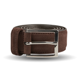 Anderson's Medium Brown Suede Leather 35mm Belt Feature