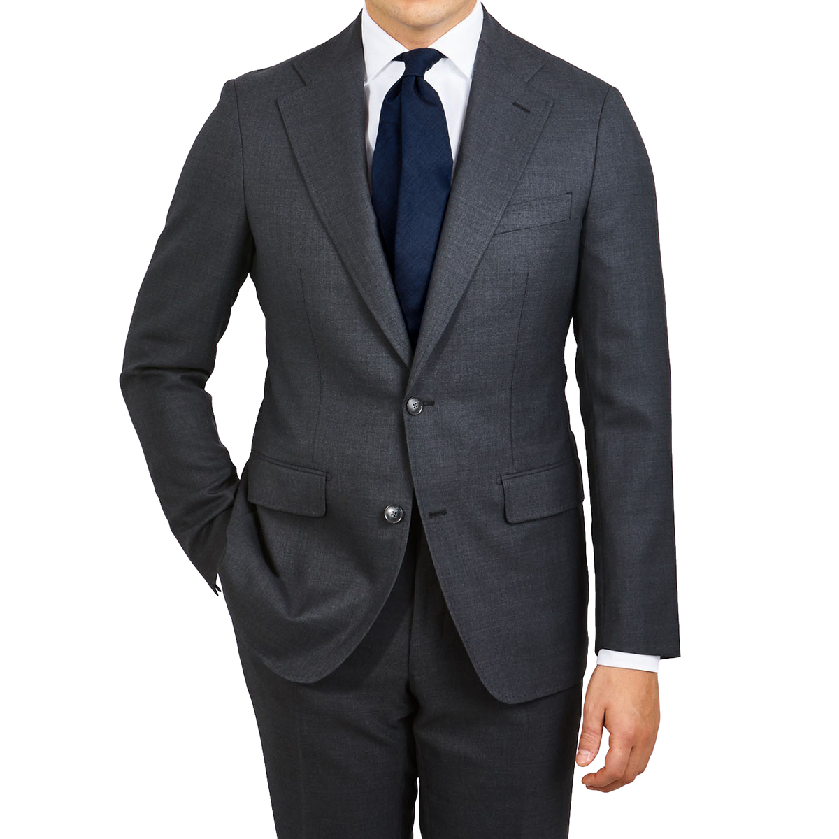 Suit jacket Kasper Grey size 14-16 US in Polyester - 38722994