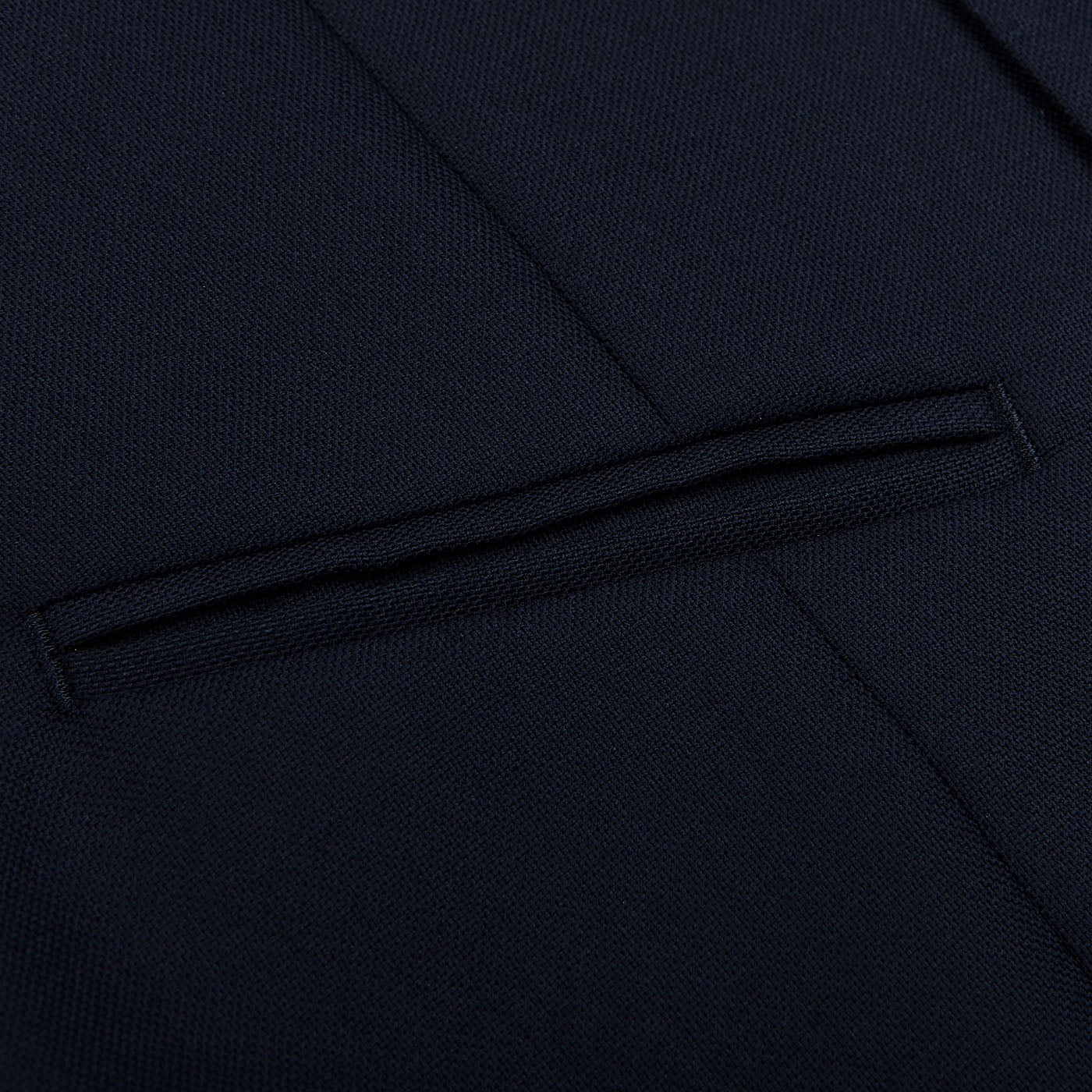 Baltzar Sartorial Navy Super 100s Wool DB Waistcoat Pocket