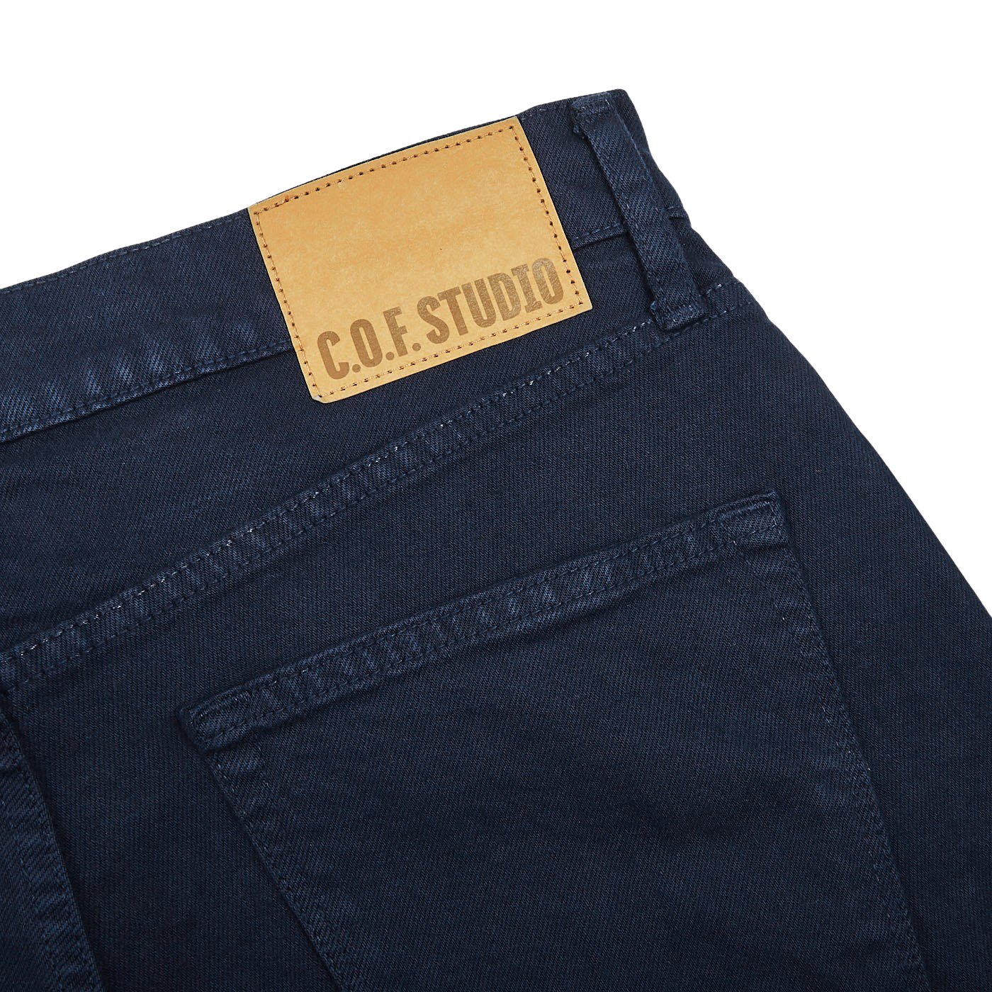 C.O.F Studio Navy Blue Candiani Cotton M7 Jeans Pocket
