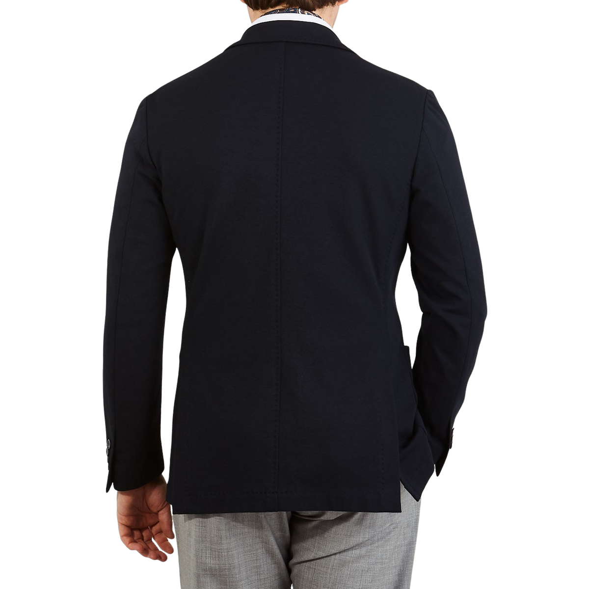 Canali navy clearance blazer