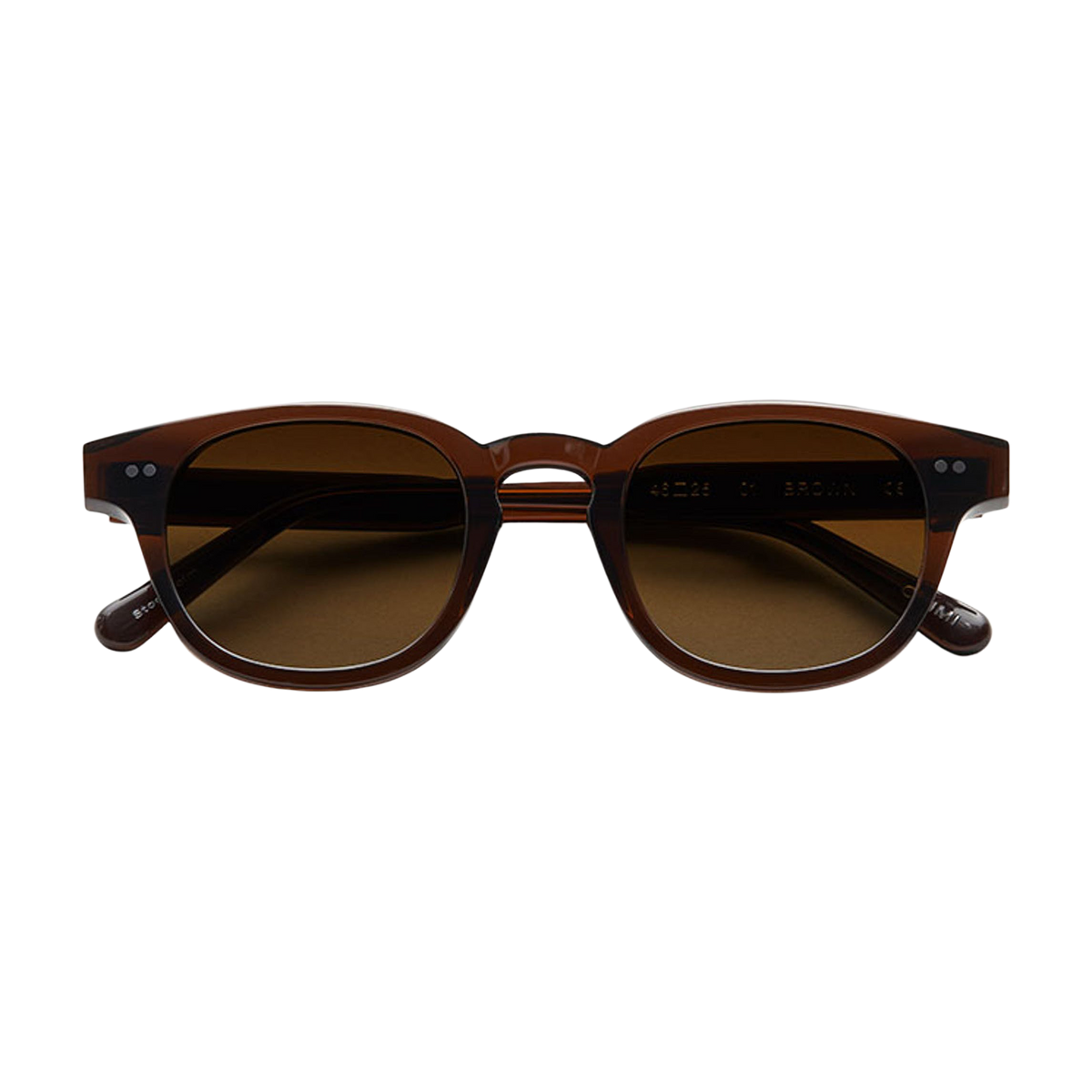 Chimi Eyewear Model 01 Brown Gradient Lenses Sunglasses 46mm Feature