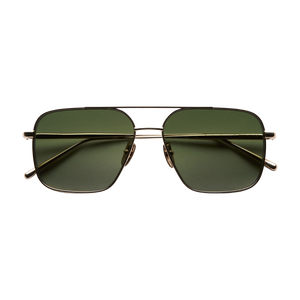 Chimi Eyewear Steel Aviator Green Lenses Sunglasses 56mm Feature