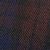 Dreaming of Monday Burgundy Lindsay Tartan 7-Fold Wool Tie Fabric