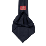A Dreaming Of Monday Navy Blue 7-Fold Wool Hopsack tie.