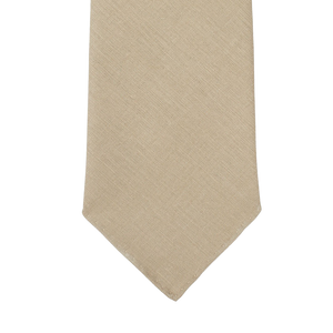 Dreaming of Monday Sand Beige 7-Fold Vintage Linen Tie Front