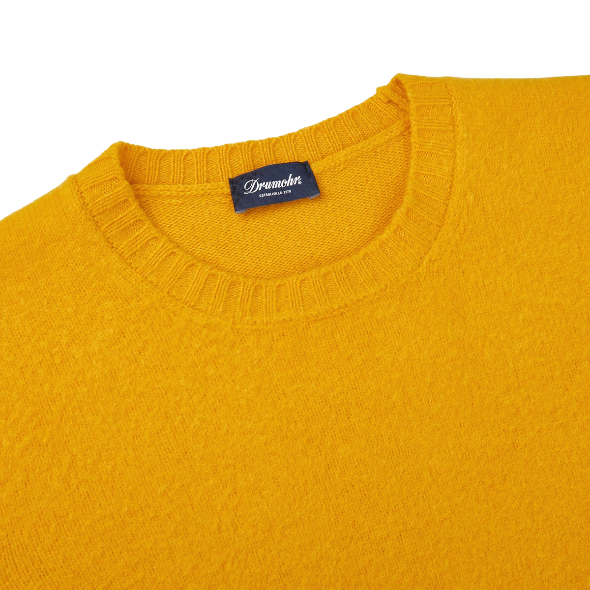 Mens yellow crew sale neck sweater