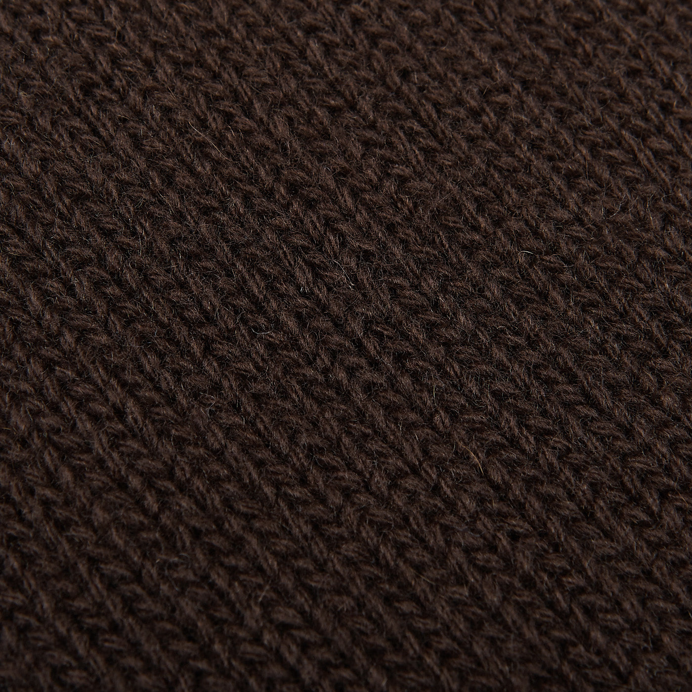 Fedeli Dark Brown Wool Cashmere Rollneck Fabric