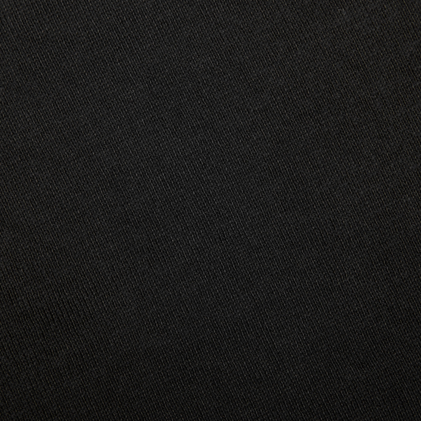 Fedeli Washed Black Organic Cotton Jersey T-Shirt Fabric