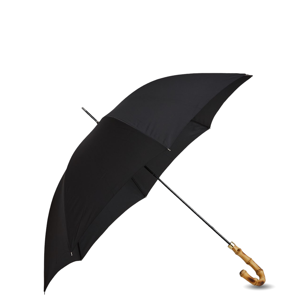 Fox Umbrellas | Black Light Whangee Handle Umbrella