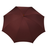 Fox Umbrellas Bordeaux Polished Maple Handle Umbrella Top