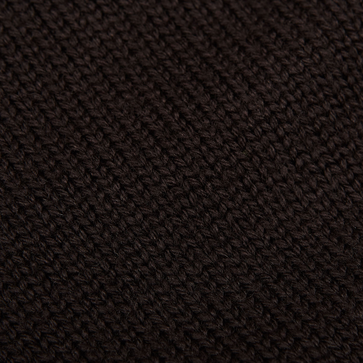 Gran Sasso Brown Merino Wool Button Cardigan Fabric
