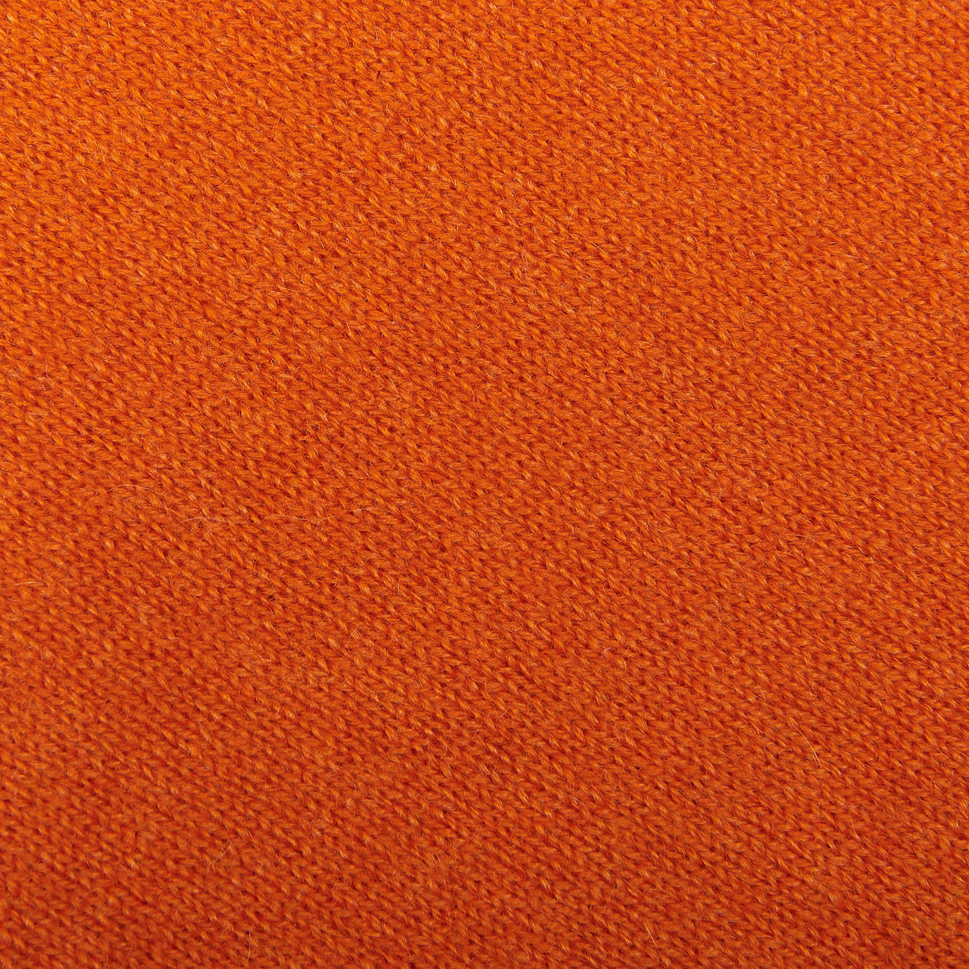 Gran Sasso Orange Pure Cashmere Crew Neck Fabric1