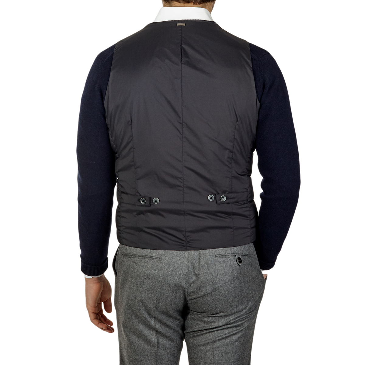 Herno | Navy Light Goose Down Legend Gilet – Baltzar