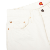 Resolute Cream Cotton Selvedge 710 One Wash Jeans Edge
