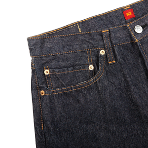 Resolute Dark Blue Cotton 710 One Wash Jeans Edge