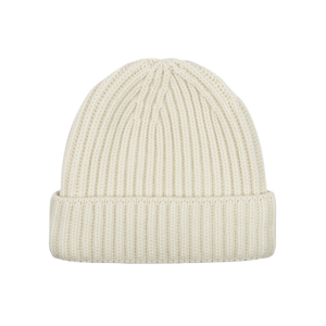 William Lockie Undyed Cashmere Ribbed Beanie Feature