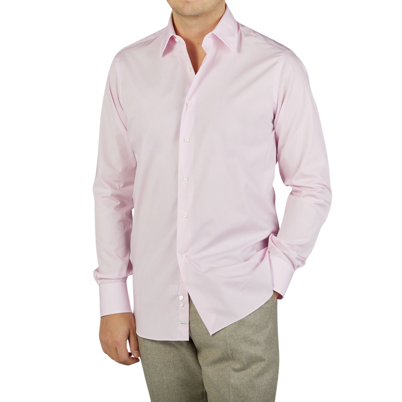 Pink brand dress clearance shirt