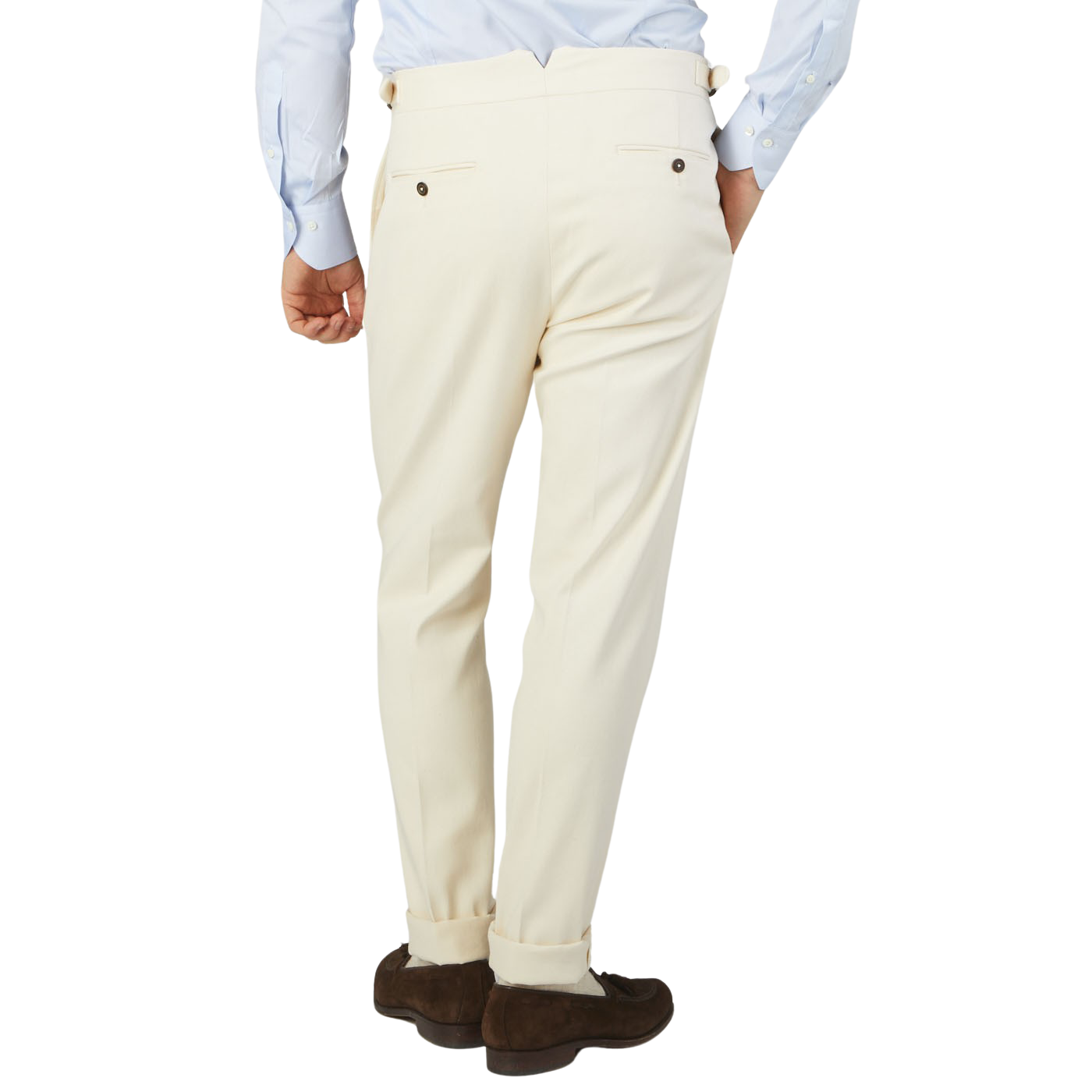 Buy Monte Carlo Mens Cotton Blend Light Blue Solid Trouser at Amazon.in