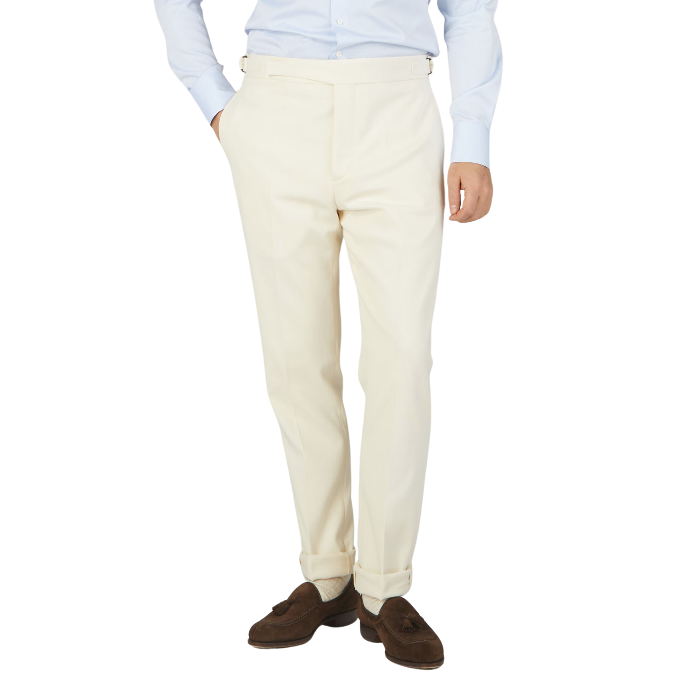 Cream Skinny Suit Trousers | New Look