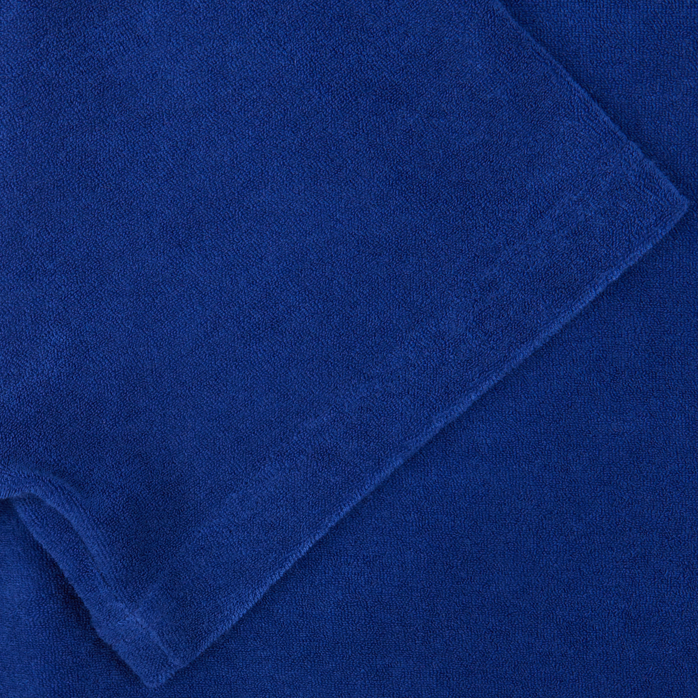 Dark Blue Cotton Towelling Capri Collar Polo Shirt by Altea