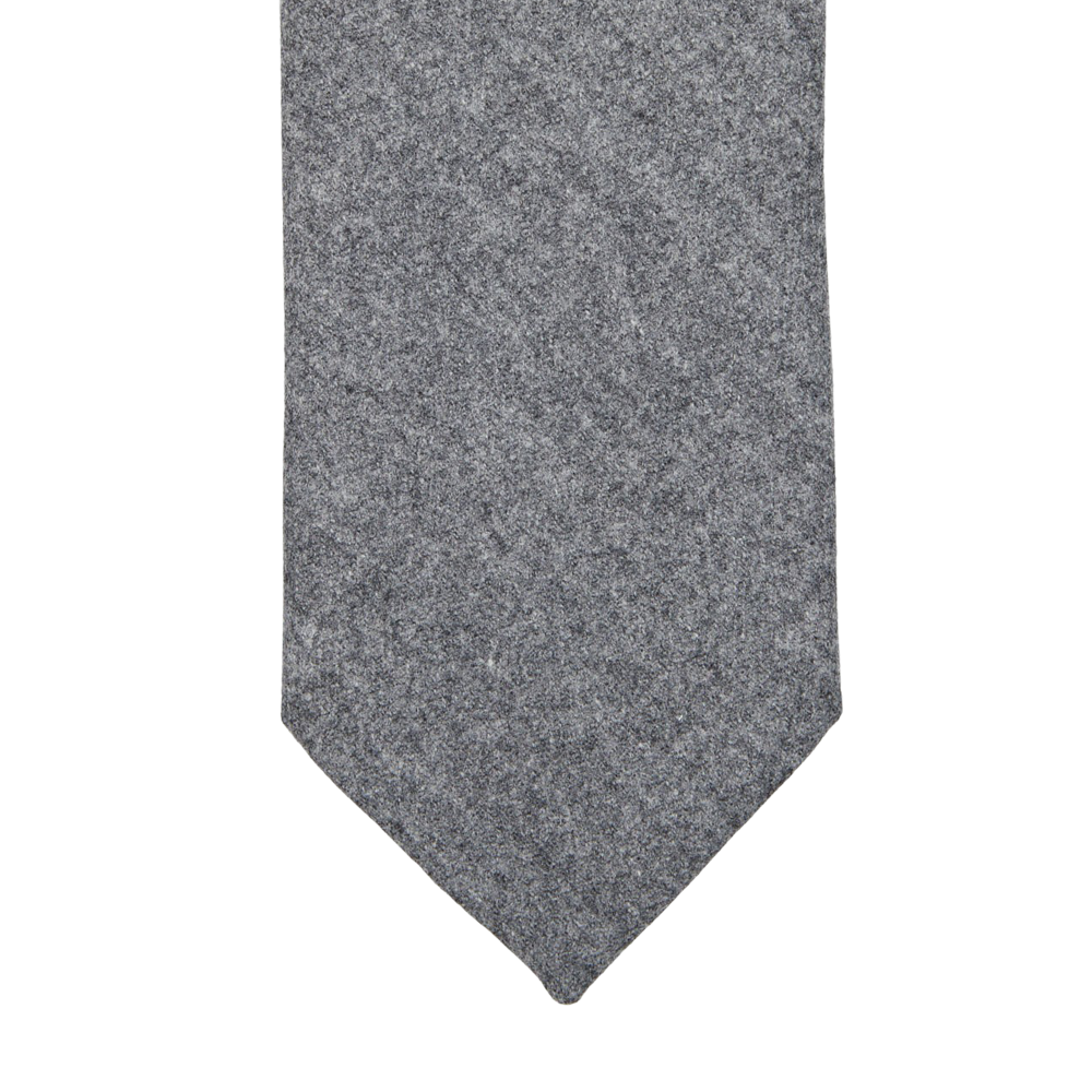 Amanda Christensen Grey VBC Wool Flannel Lined Tie Tip