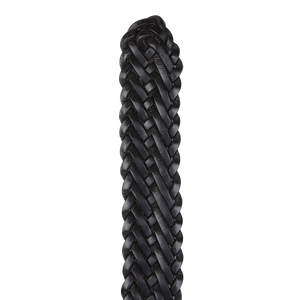 Anderson's Black Fine Braided Leather 30mm Belt Edge