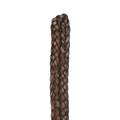 Anderson's Brown Braided Leather 30mm Belt Tip