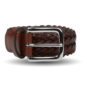 Anderson's Braided Leather Belt: Dark Brown – Trunk Clothiers