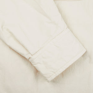 A close-up image of an Aspesi Off-White Cotton Padded Overshirt.