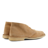 A single vegetable-tanned suede Astorflex Cammello Beige Suede Driftflex Unlined Boot on a plain background.