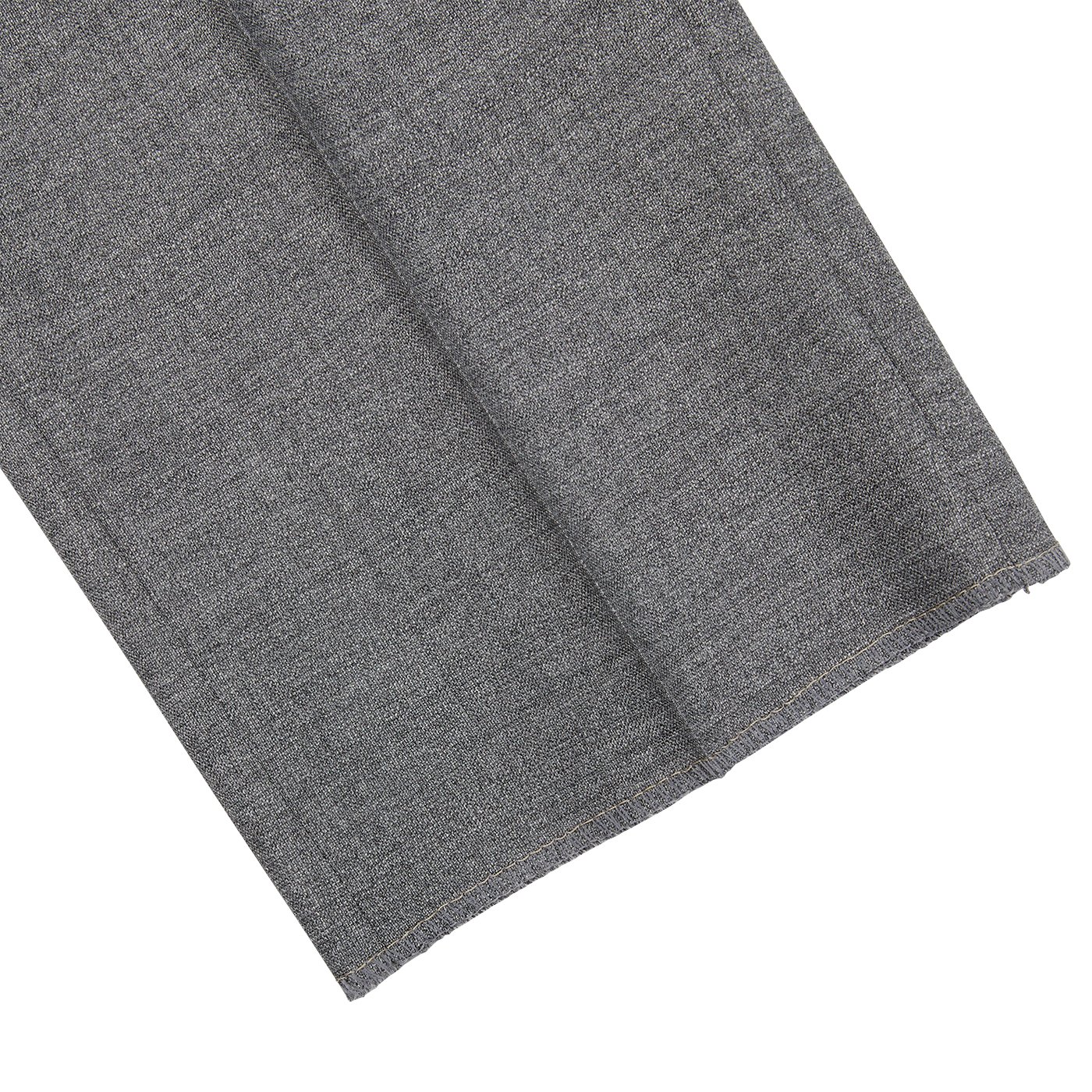 A close up image of a pair of Berwich Medium Grey Wool Fresco Flat Front Trousers.