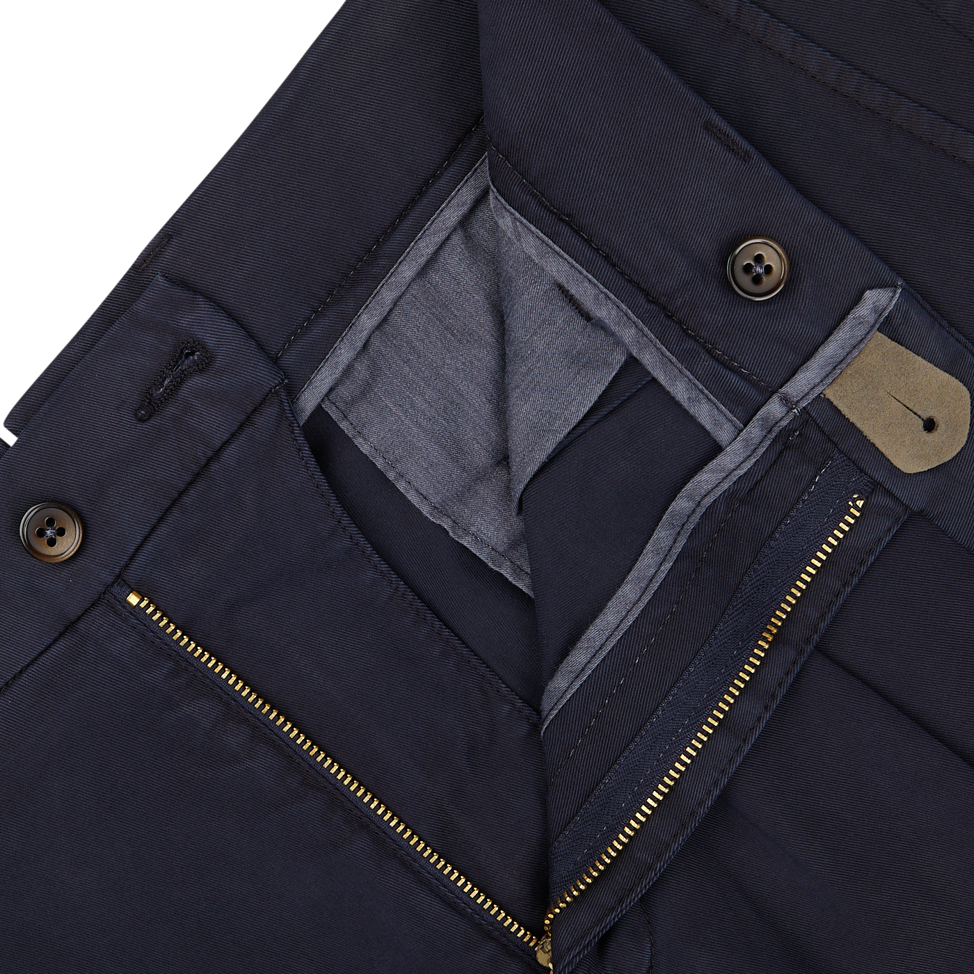 Dark Berwich jacket with zipper, button details, and a wider fit.