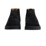 CQP Black Suede Leather Plana Boots Front