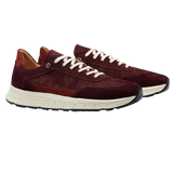 CQP Burgundy Suede Renna Sneakers Feature