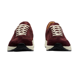 CQP Burgundy Suede Renna Sneakers Front