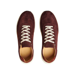 CQP Burgundy Suede Renna Sneakers Top