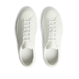 A pair of White Leather Racquet sneakers by CQP.