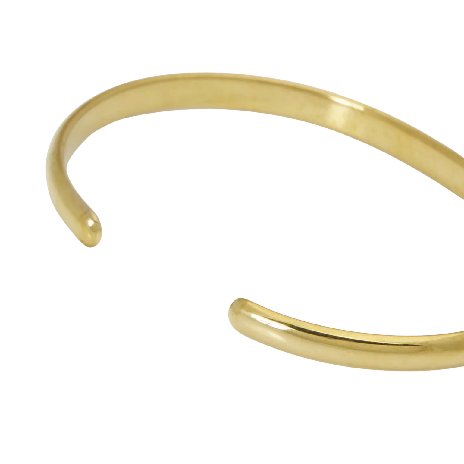 The Codis Maya jewellery collection includes a Brass Oval End Bracelet with a smooth finish.