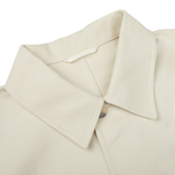 De Bonne Facture Undyed Heavy Cotton Maquignon Jacket Collar