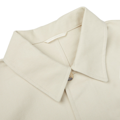 De Bonne Facture Undyed Heavy Cotton Maquignon Jacket Collar