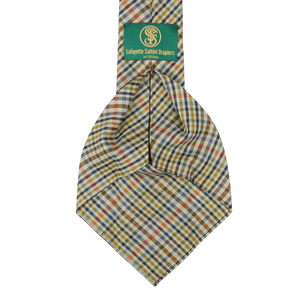 Dreaming of Monday Green Gunclub 7-Fold Vintage French Wool Tie Open